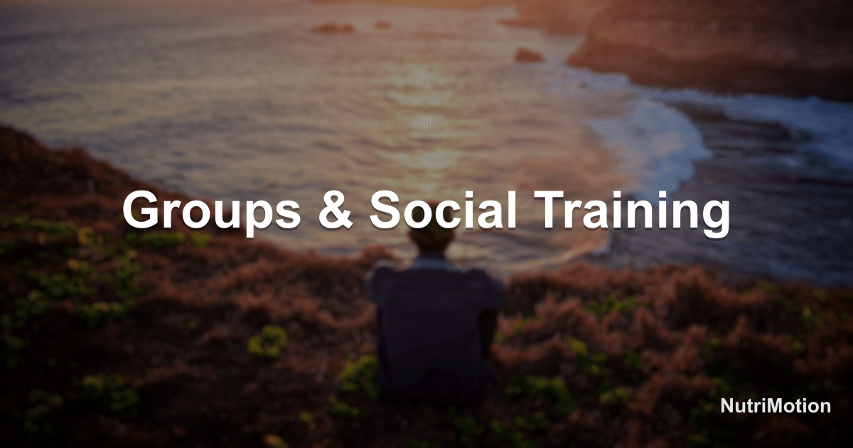 Groups, Goals, Competitions & Social Training