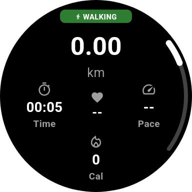 Cardio tracking on Wear OS
